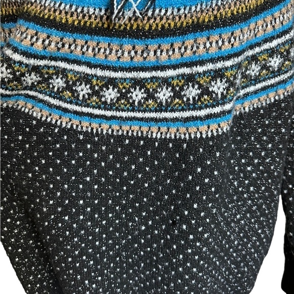 Holiday Time Women's Ugly Christmas Sweater Knit Polar Bears Size Large (12-14) - Picture 16 of 17